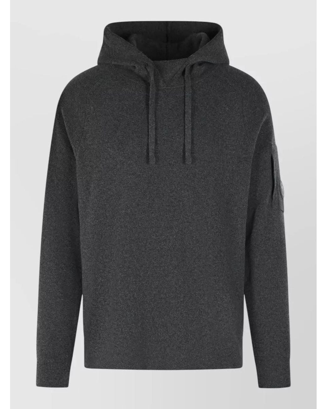 C P Company Gray Wool-Blend Sweater for men