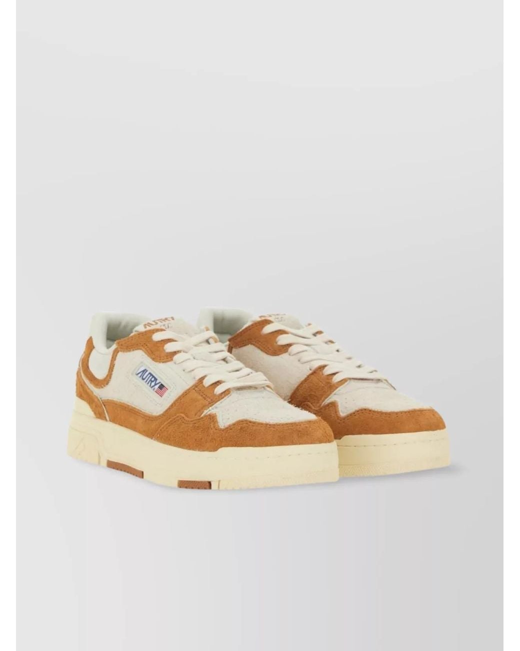 Autry Metallic Leather Low-Top Sneakers for men