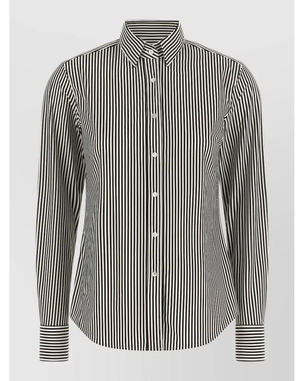 Xacus Gray Striped Long-Sleeve Shirt