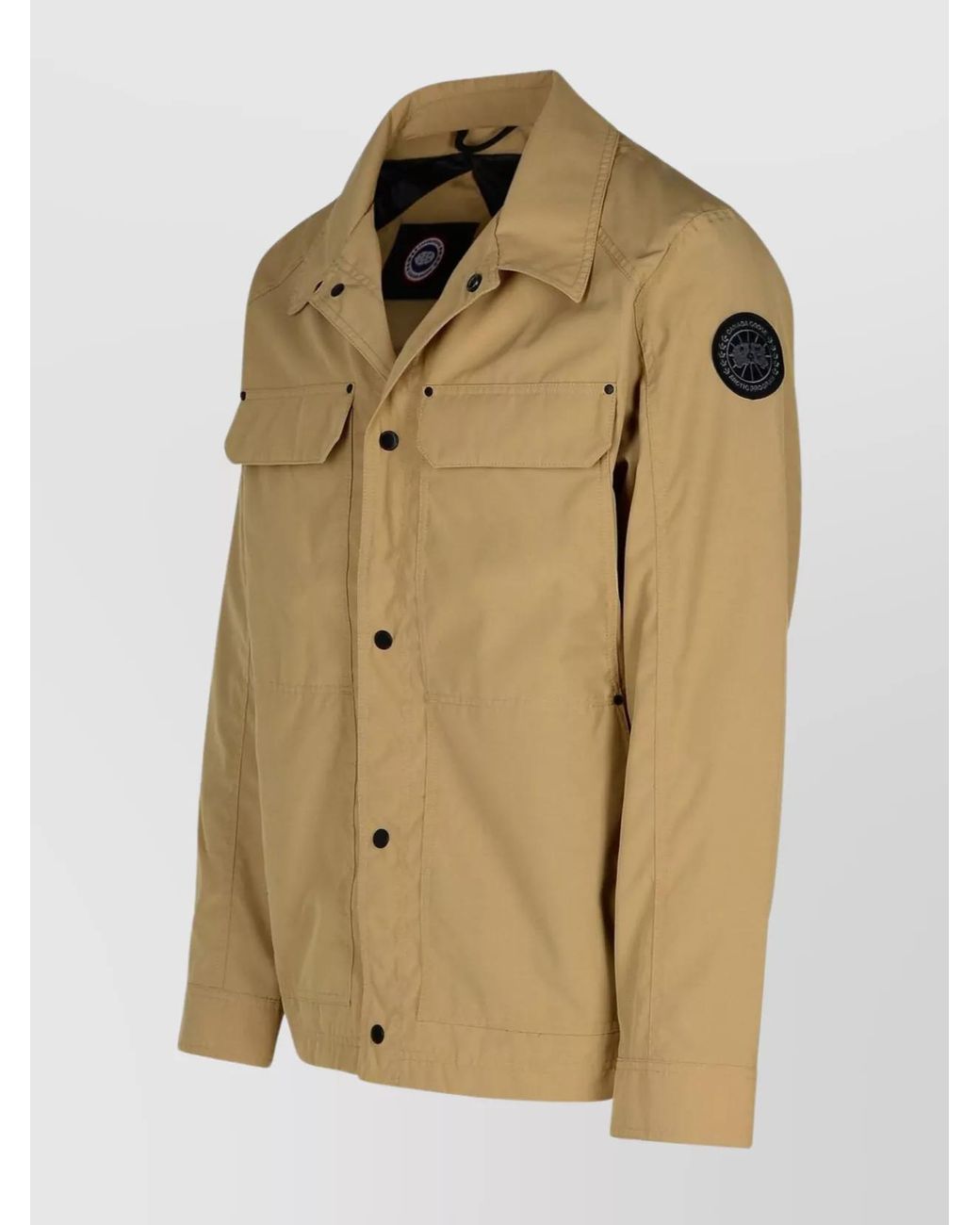 Canada Goose Natural 'burnaby' Cotton Blend Jacket for men