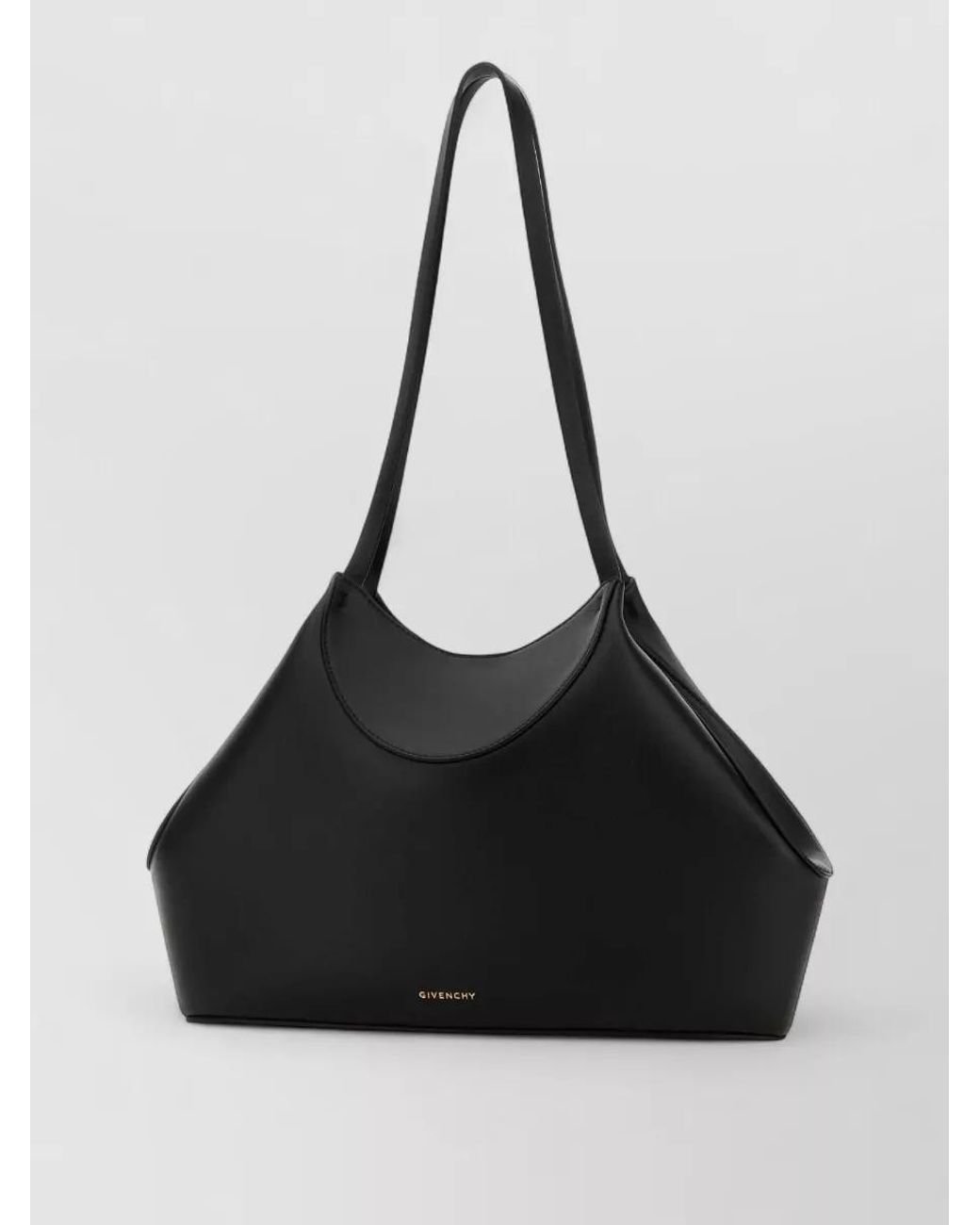 Givenchy Black Facet Small Leather Shoulder Bag