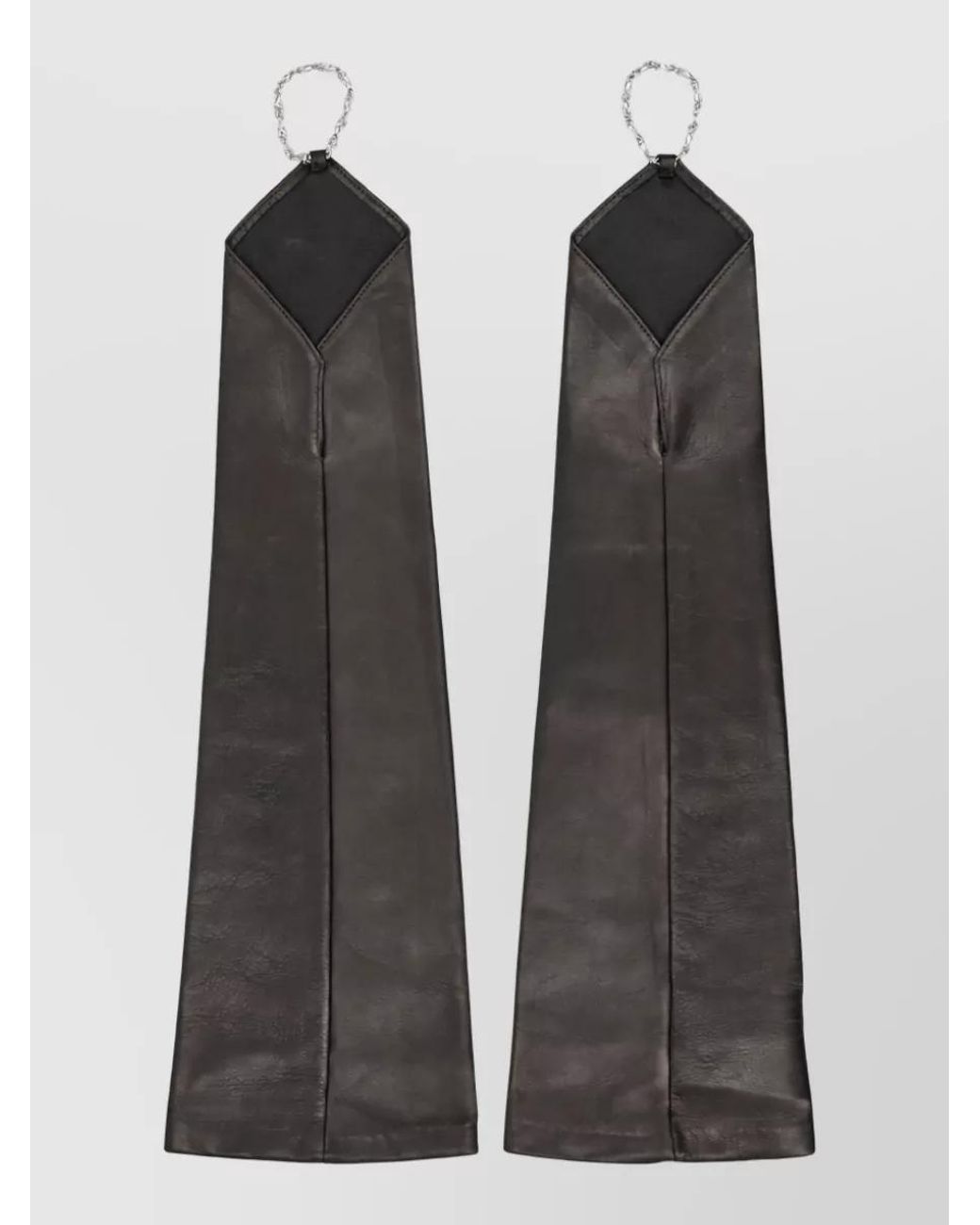 Our Legacy Black Lamb Leather Opera Gloves for men