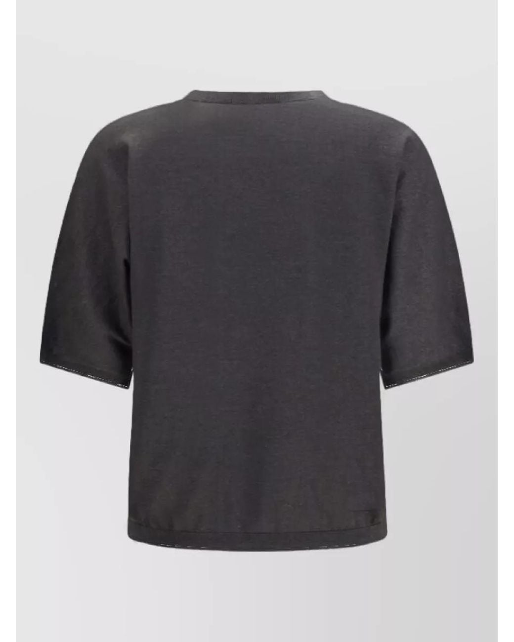 Brunello Cucinelli Gray Cashmere Sweater