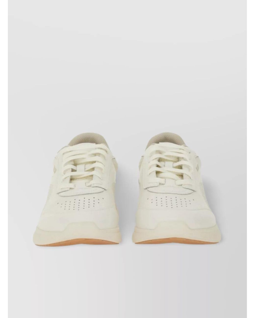 Boss Natural Leather Low-Top Sneakers for men