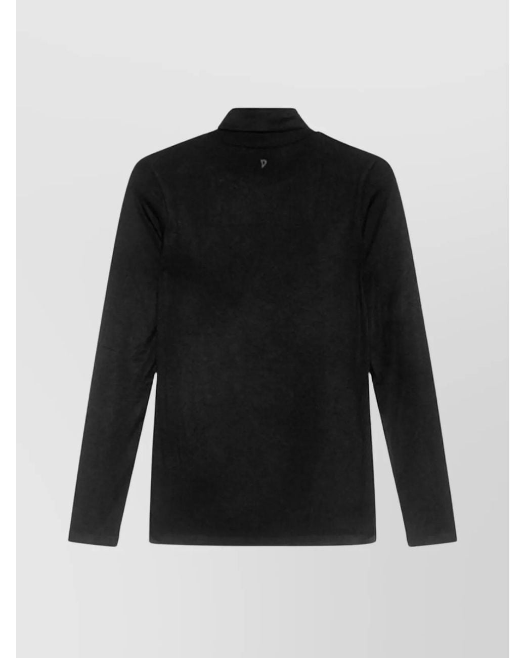Dondup Black Cashmere Knit Top