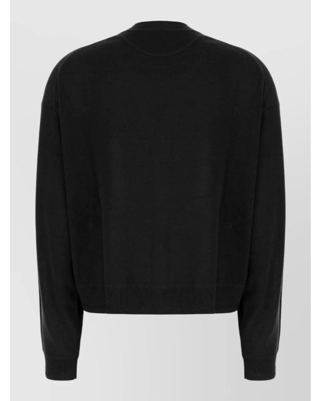 Paul Smith Black Wool Blend Cardigan
