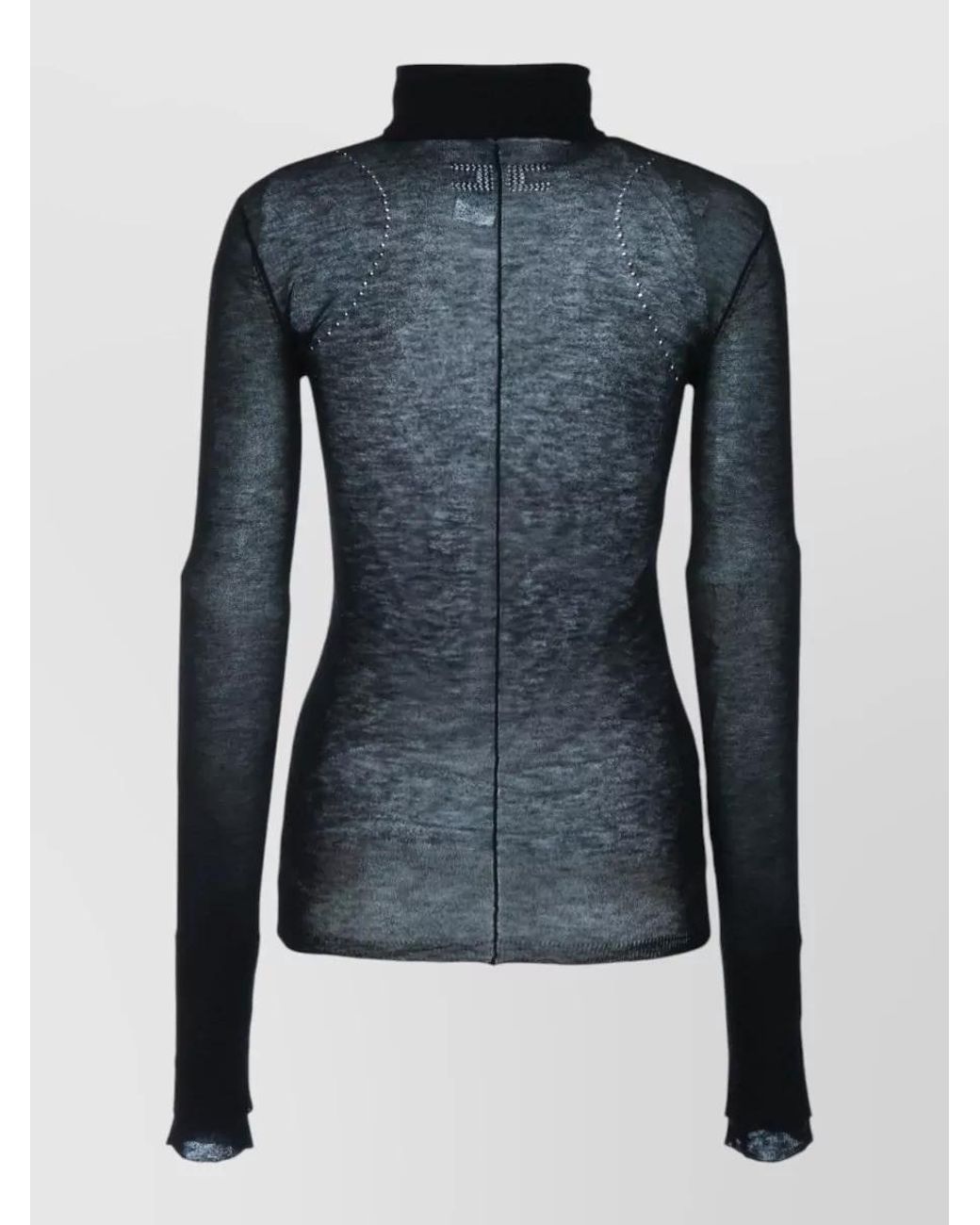 Elisabetta Franchi Blue Turtleneck Sweater
