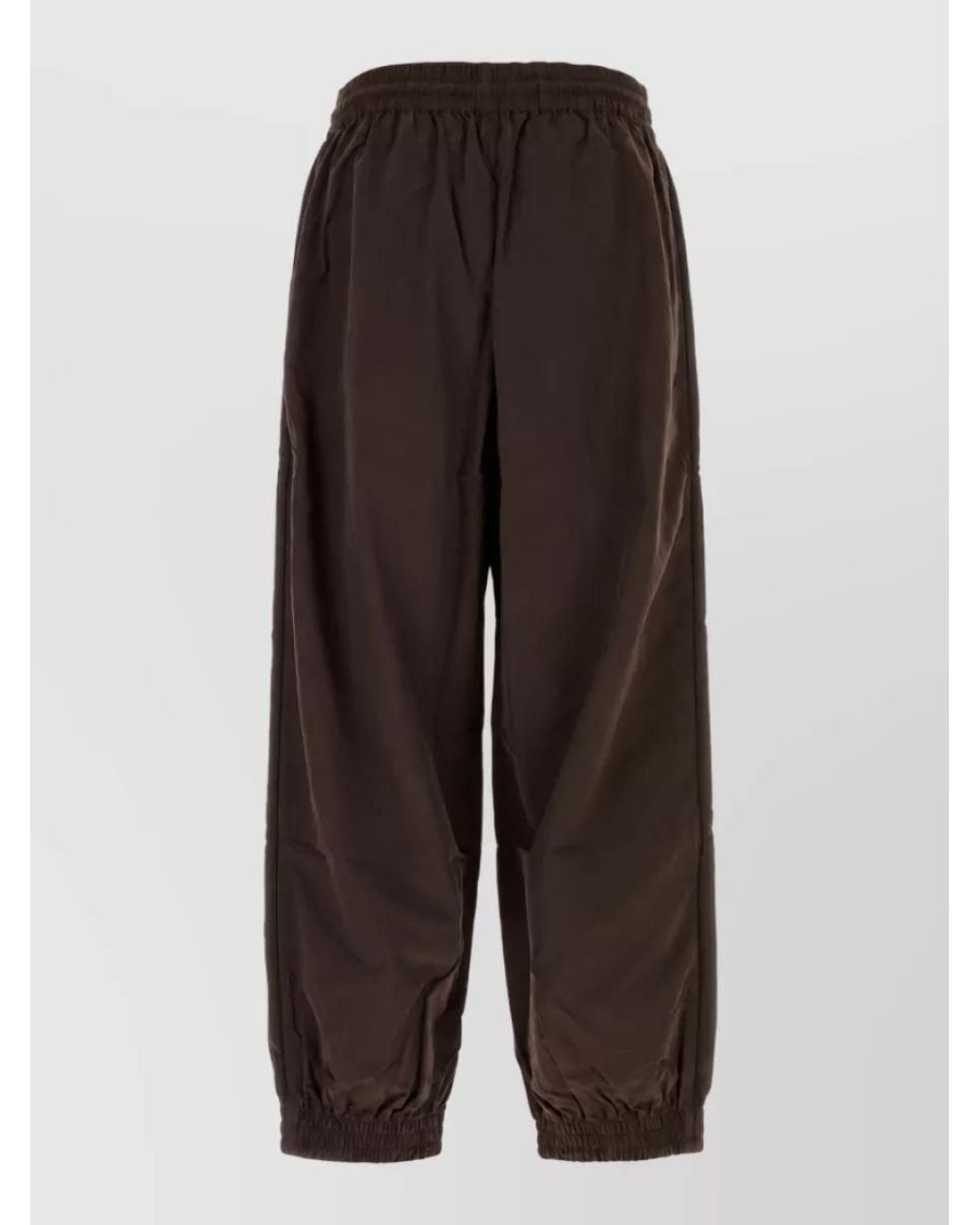 Willy Chavarria Brown Nylon Cargo Shorts for men