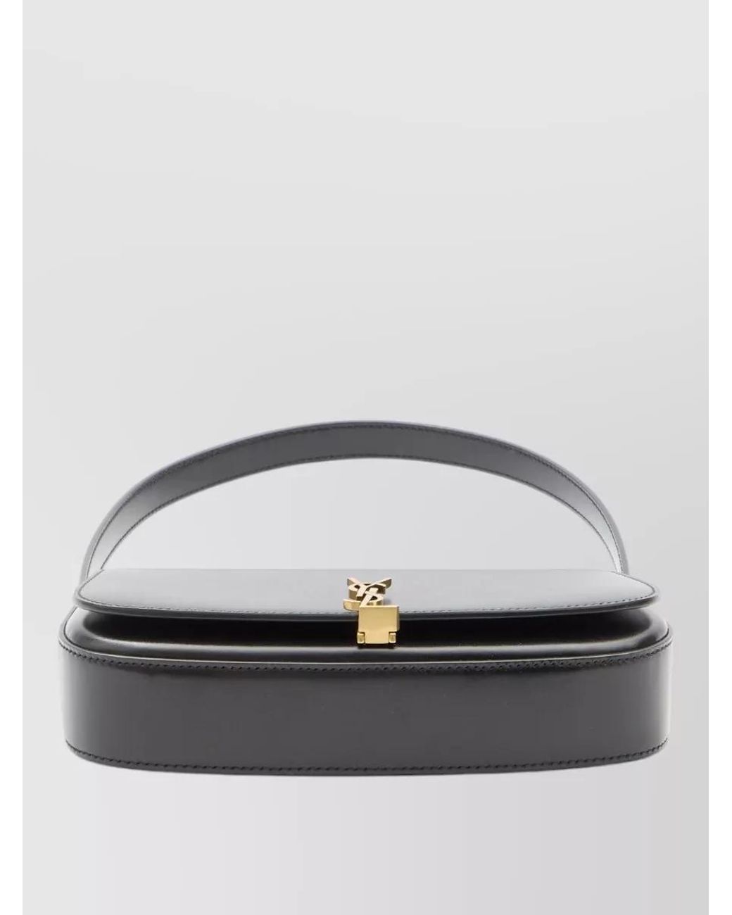Saint Laurent Gray Voltaire Mini Leather Shoulder Bag