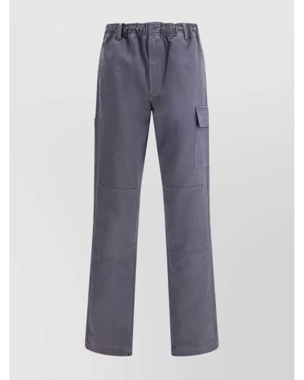 GR10K Blue Cotton Cargo Trousers for men