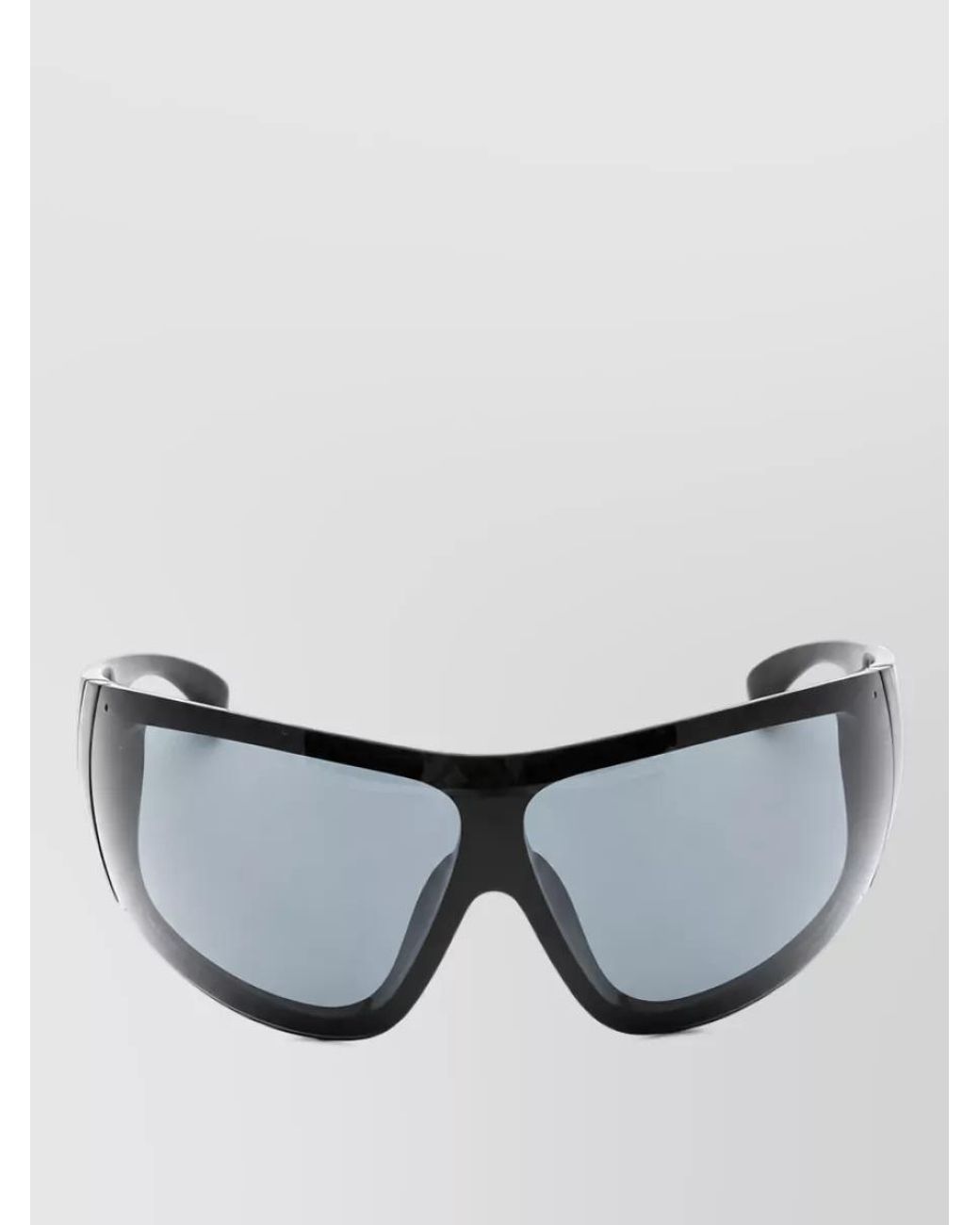 Saint Laurent Gray Acetate Oval Sunglasses