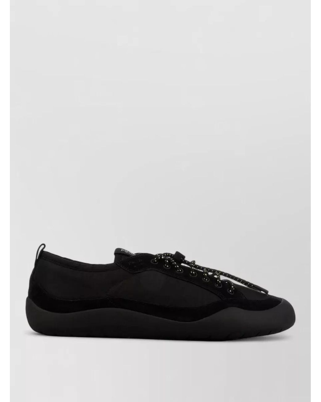 Prada Black Re-Nylon Lace-Up Sneakers for men