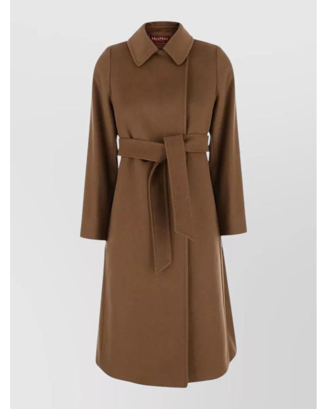 Max Mara Brown Virgin Wool Fitted Jacket