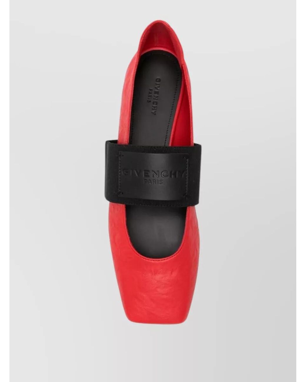Givenchy Red Leather Loafers