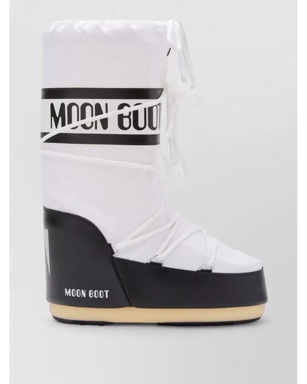 Moon Boot Gray Two Tone Icon Snow Boots for men