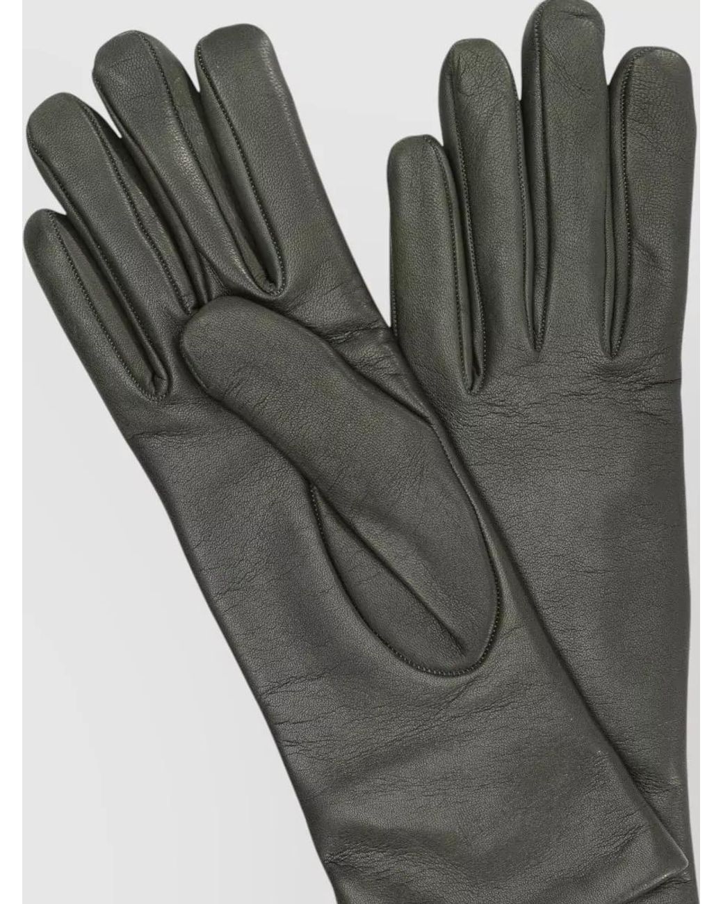 Restelli Restelli Leather Gloves in Black | Lyst UK
