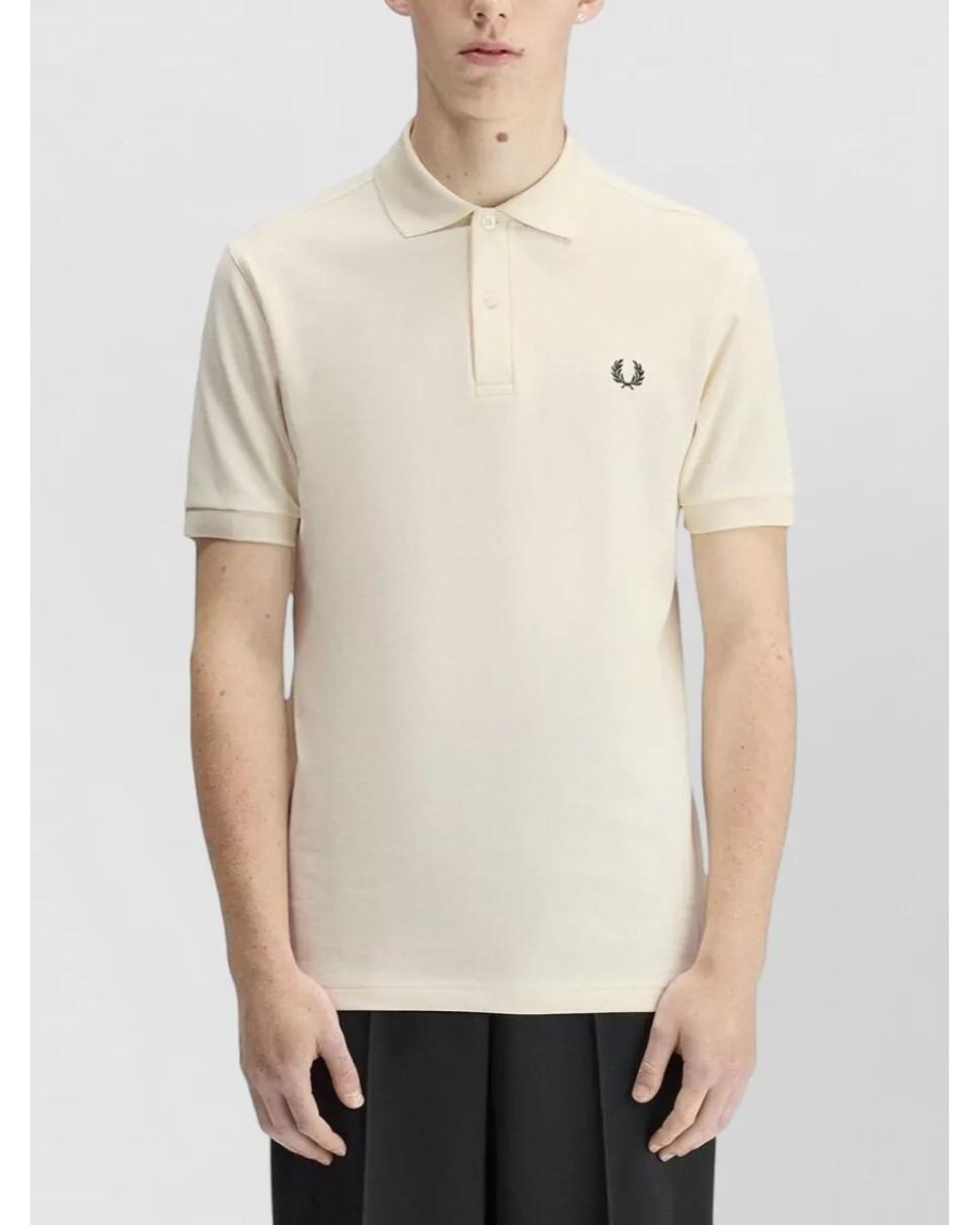 Fred Perry Natural Cotton Polo Shirt for men
