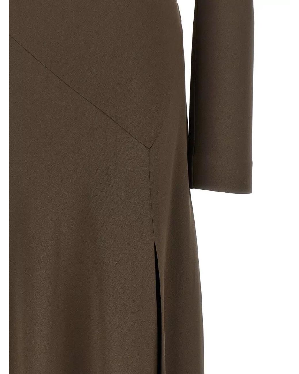 Alberta Ferretti Multicolor One-Shoulder Draped Maxi Dress