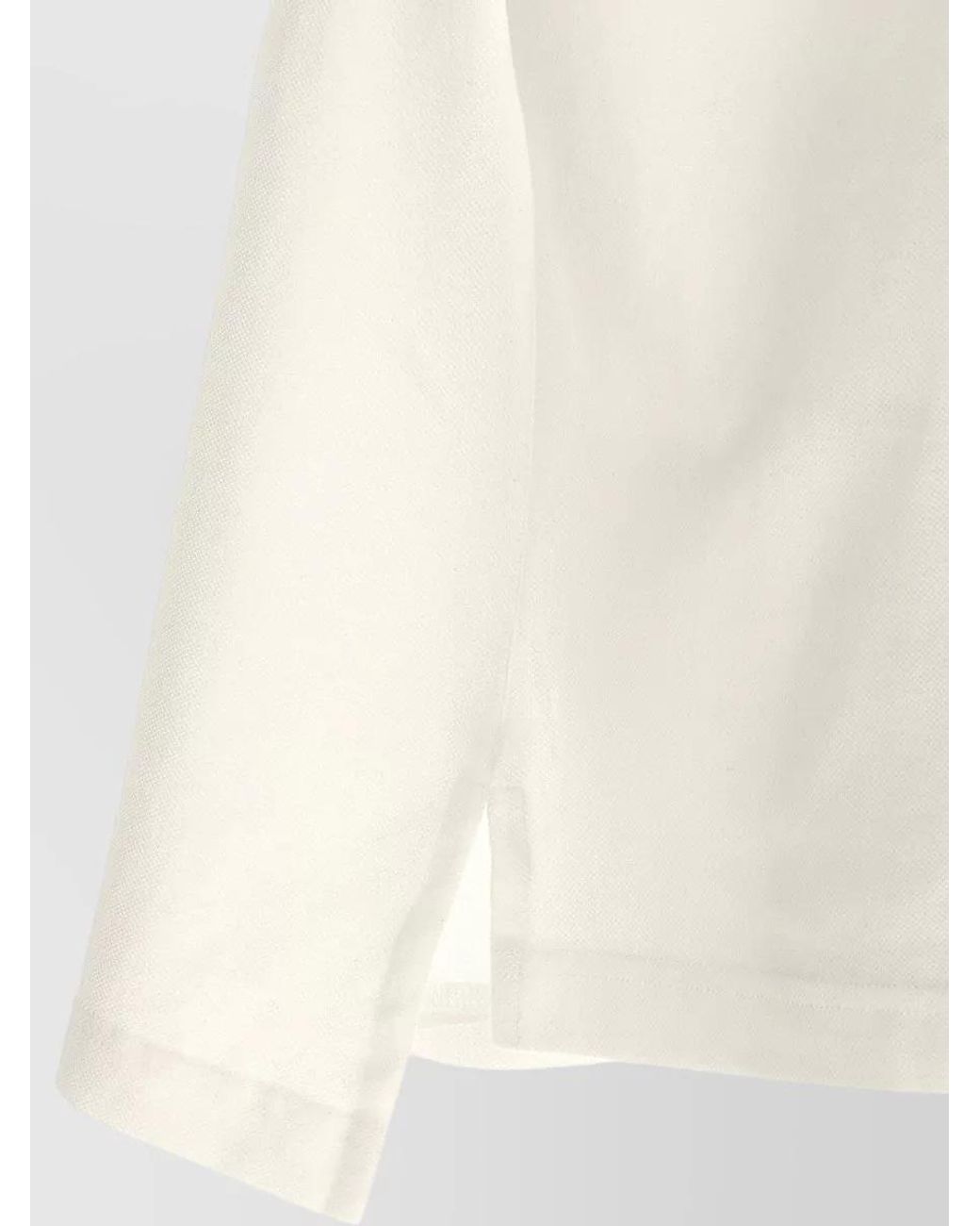 Balenciaga Natural Oversized Cotton Polo Shirt for men