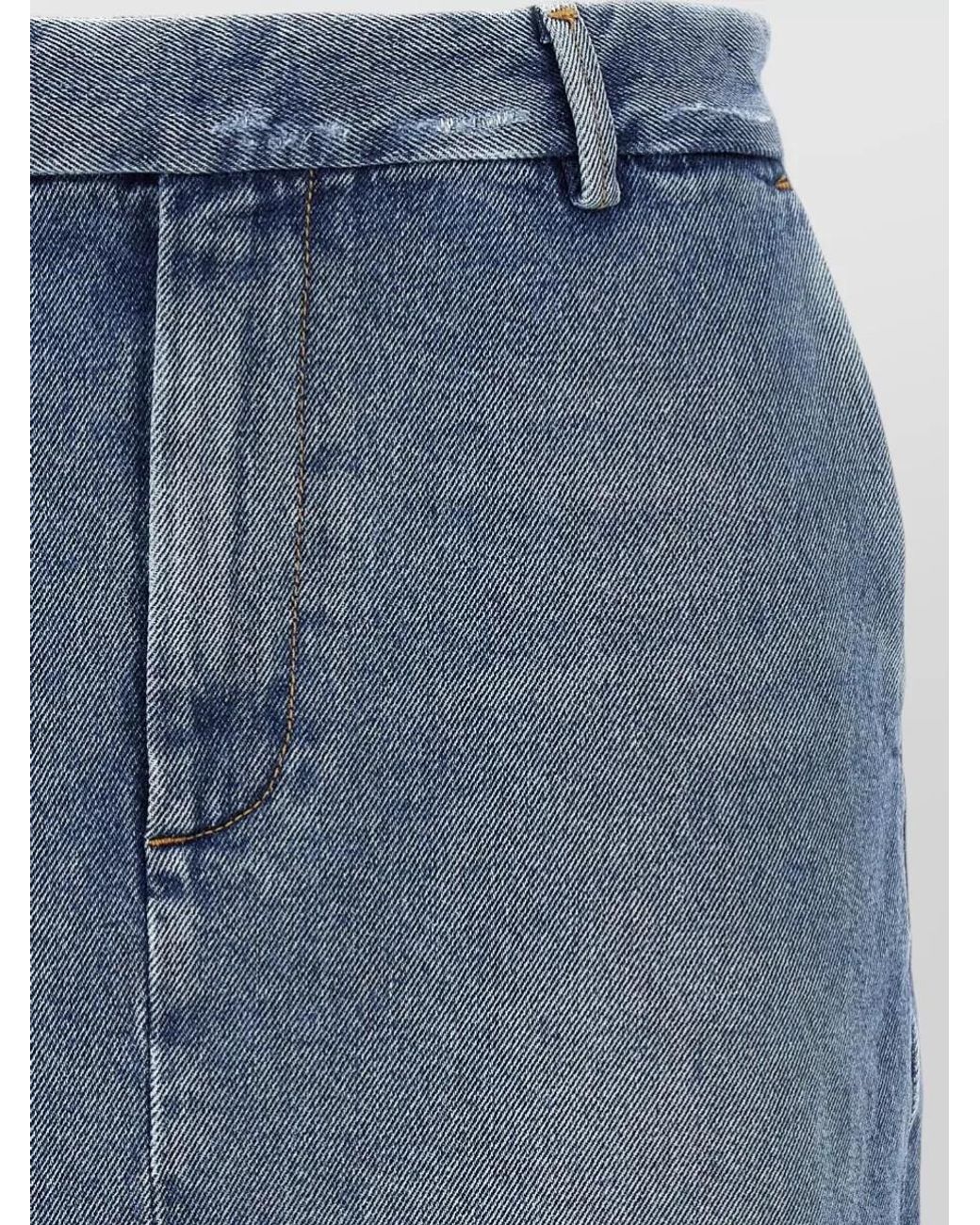 ARMARIUM Blue Denim Mini Skirt