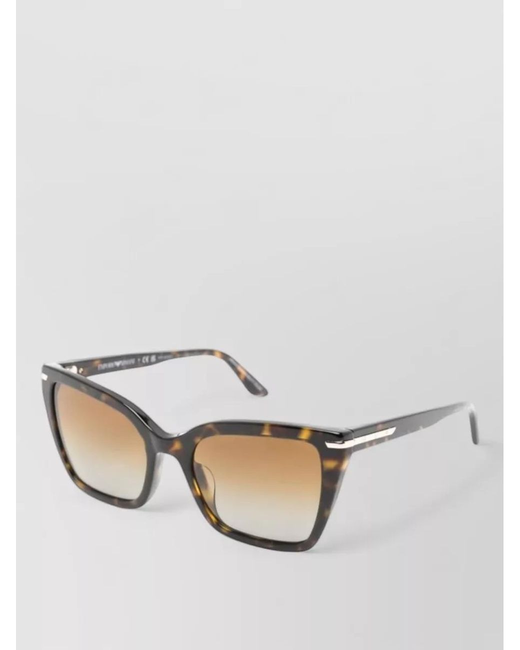 Emporio Armani Multicolor Geometric Frame Sunglasses