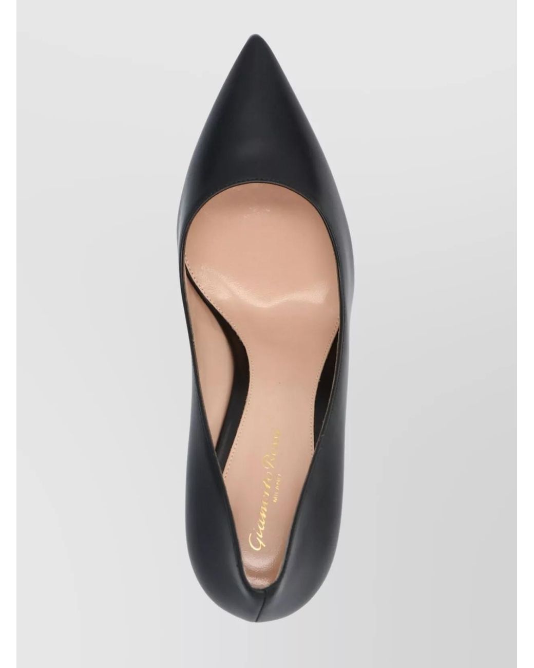 Gianvito Rossi Black Leather Gianvito 85 Pumps