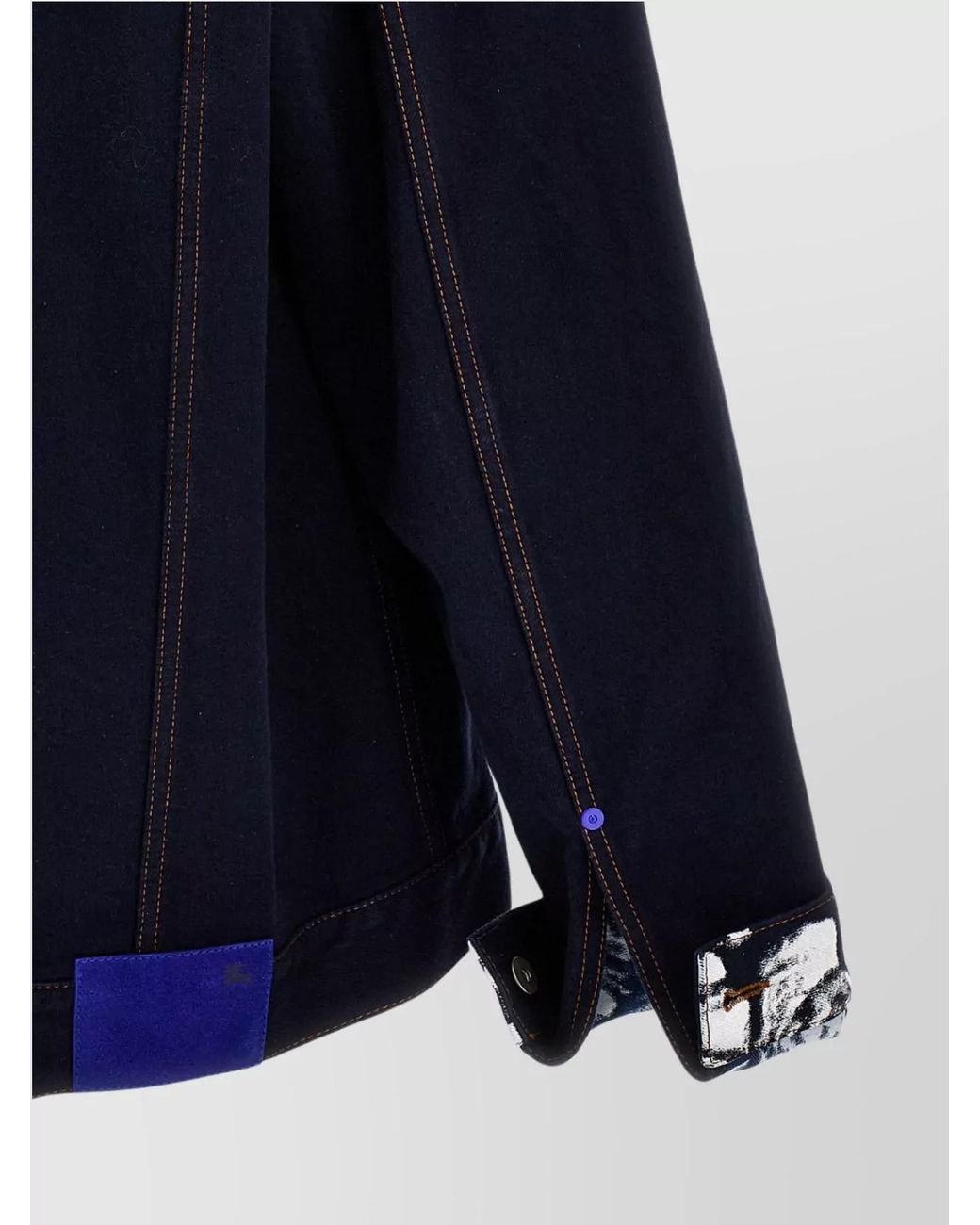 Burberry Blue Denim Jackets for men