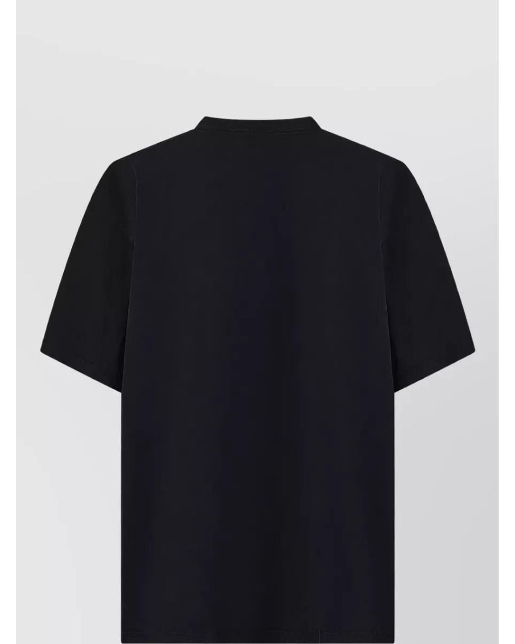 Balenciaga Black Printed Cotton T-Shirt for men
