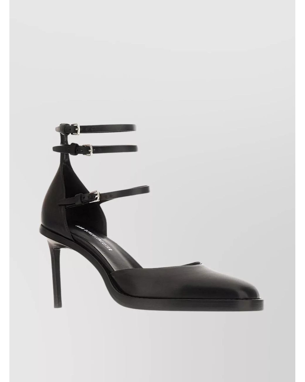 Ann Demeulemeester White Leather Pumps