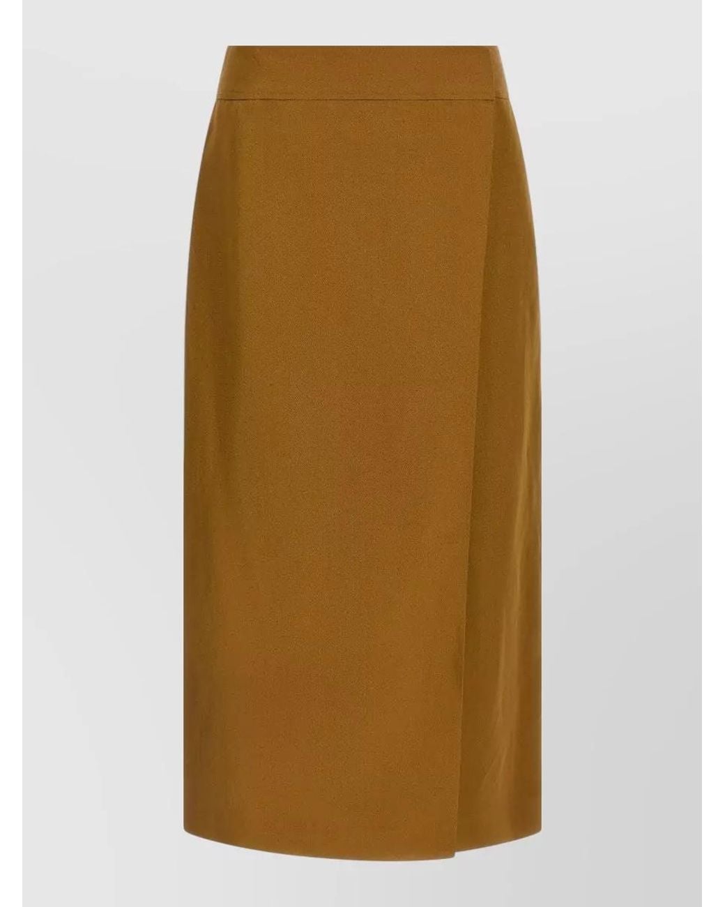 Alberto Biani Natural Wrap Skirt