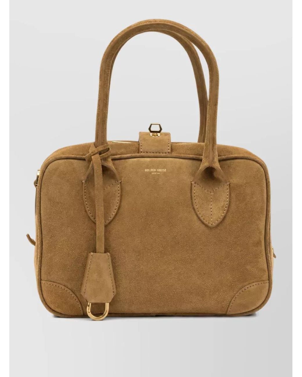 Golden Goose Deluxe Brand Natural Na Leather Shoulder Bag