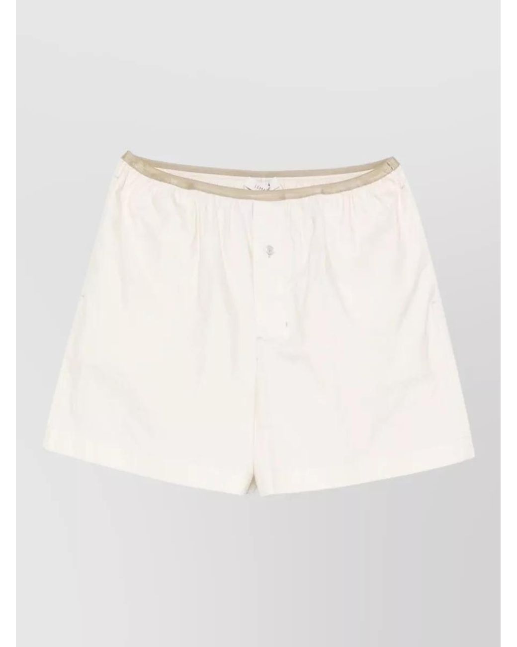 Lemaire Natural Knee-Length Shorts