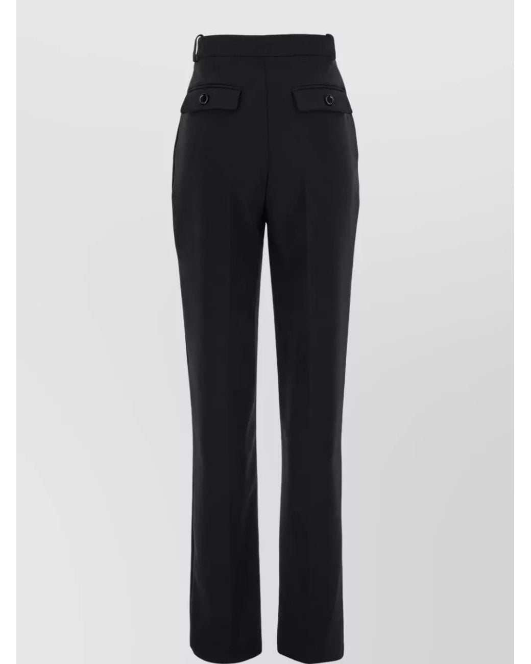Elisabetta Franchi Black Tailored Trousers
