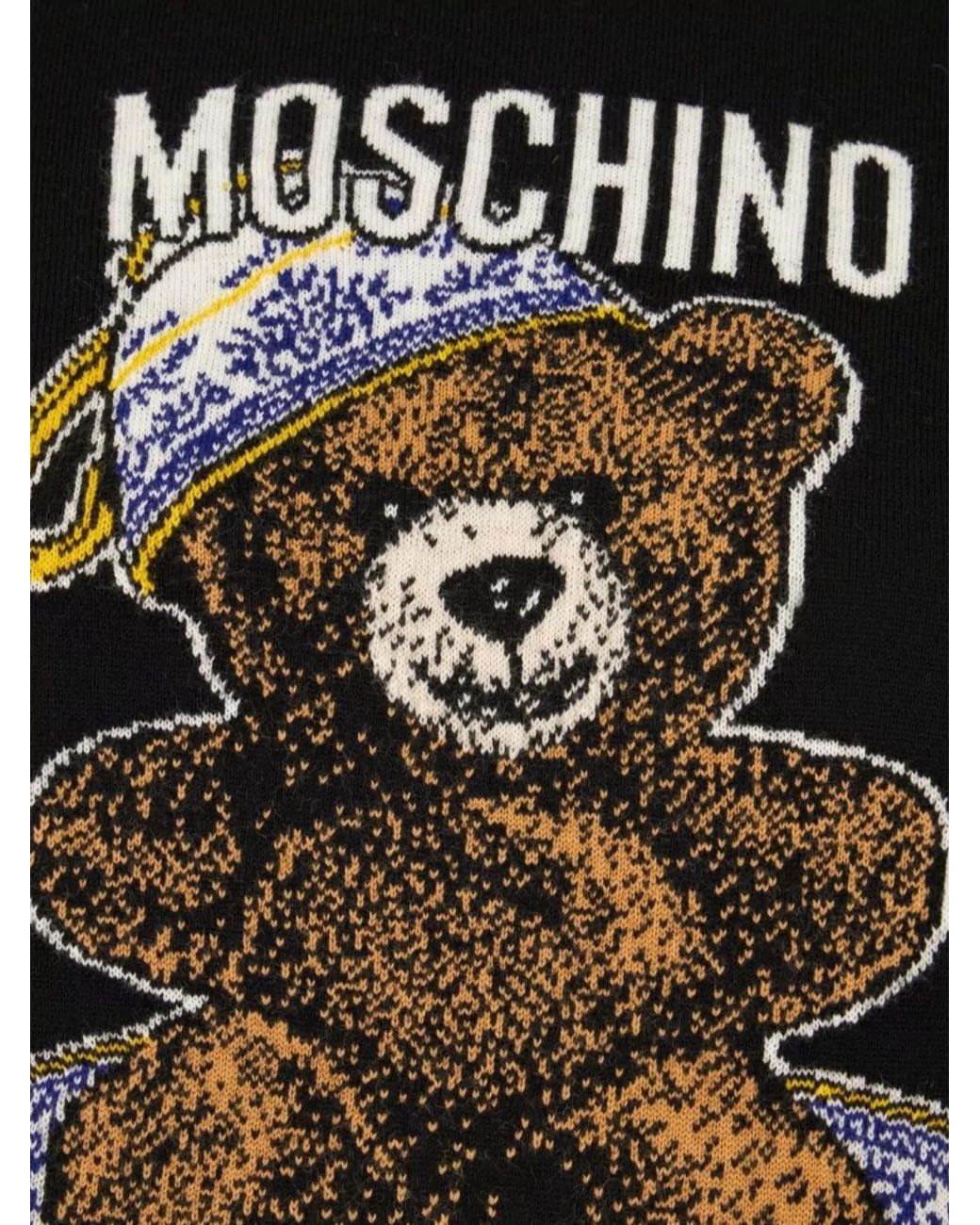 Moschino Black Wool Jumper