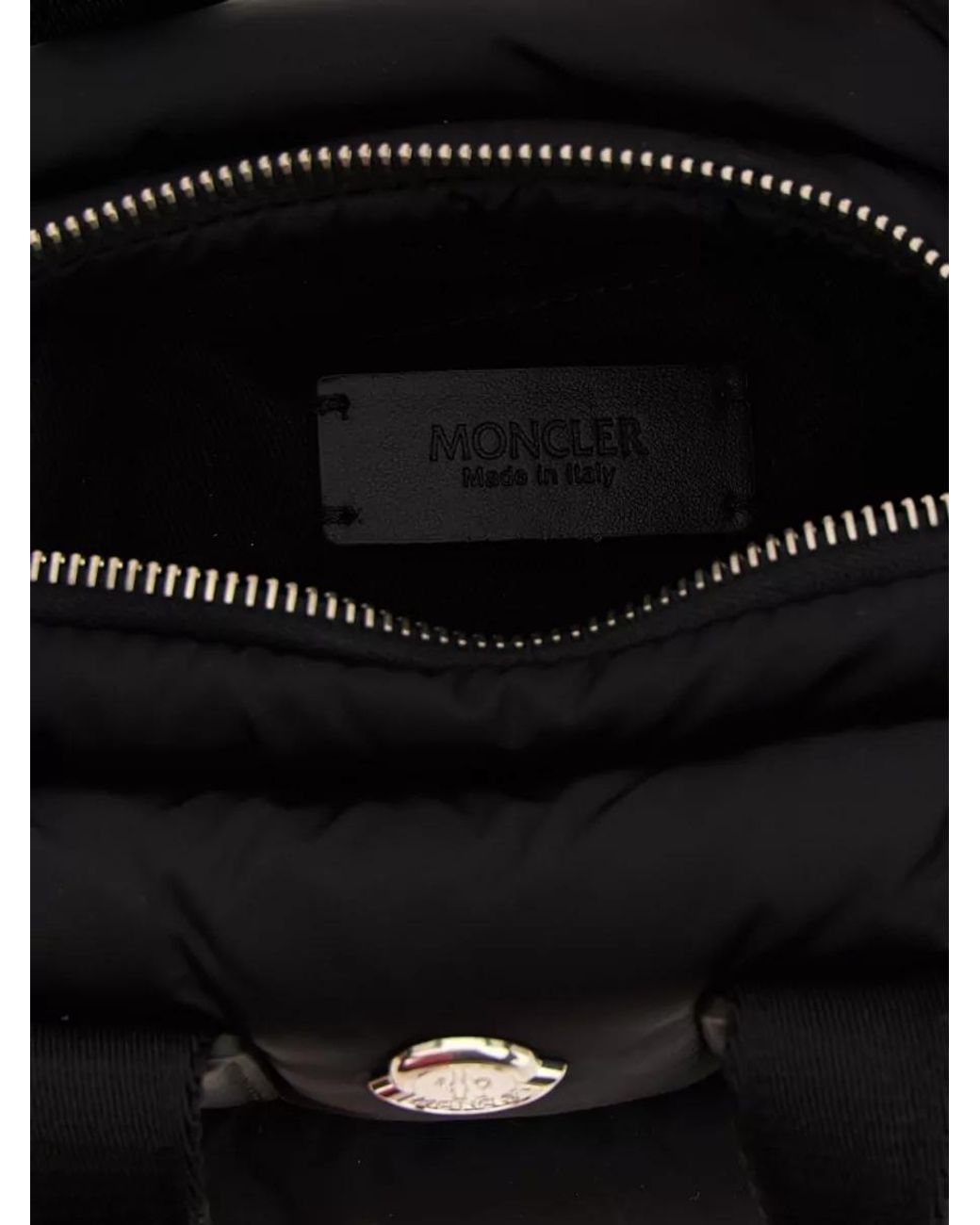 Moncler Black Caradoc Micro Quilted Cross-Body Bag