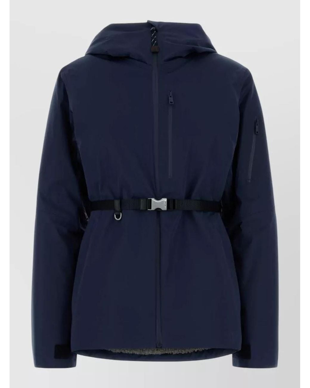 Prada Blue Quilted Puffer Jacket