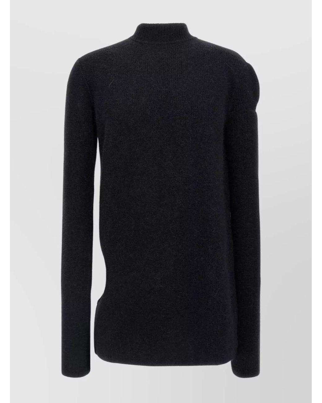 Rick Owens Blue Alpaca Wool Jumper for men