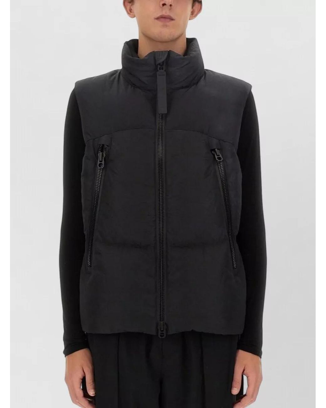JG1 Black Regular-Fit Gilet for men