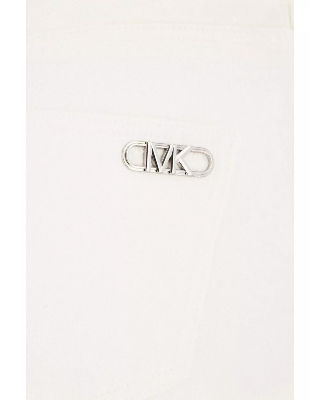 Michael Kors White Pure Cotton Denim Shorts