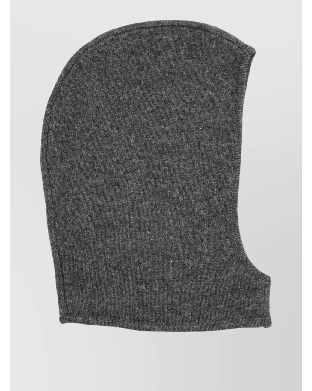 Ganni Gray Wool Balaclava