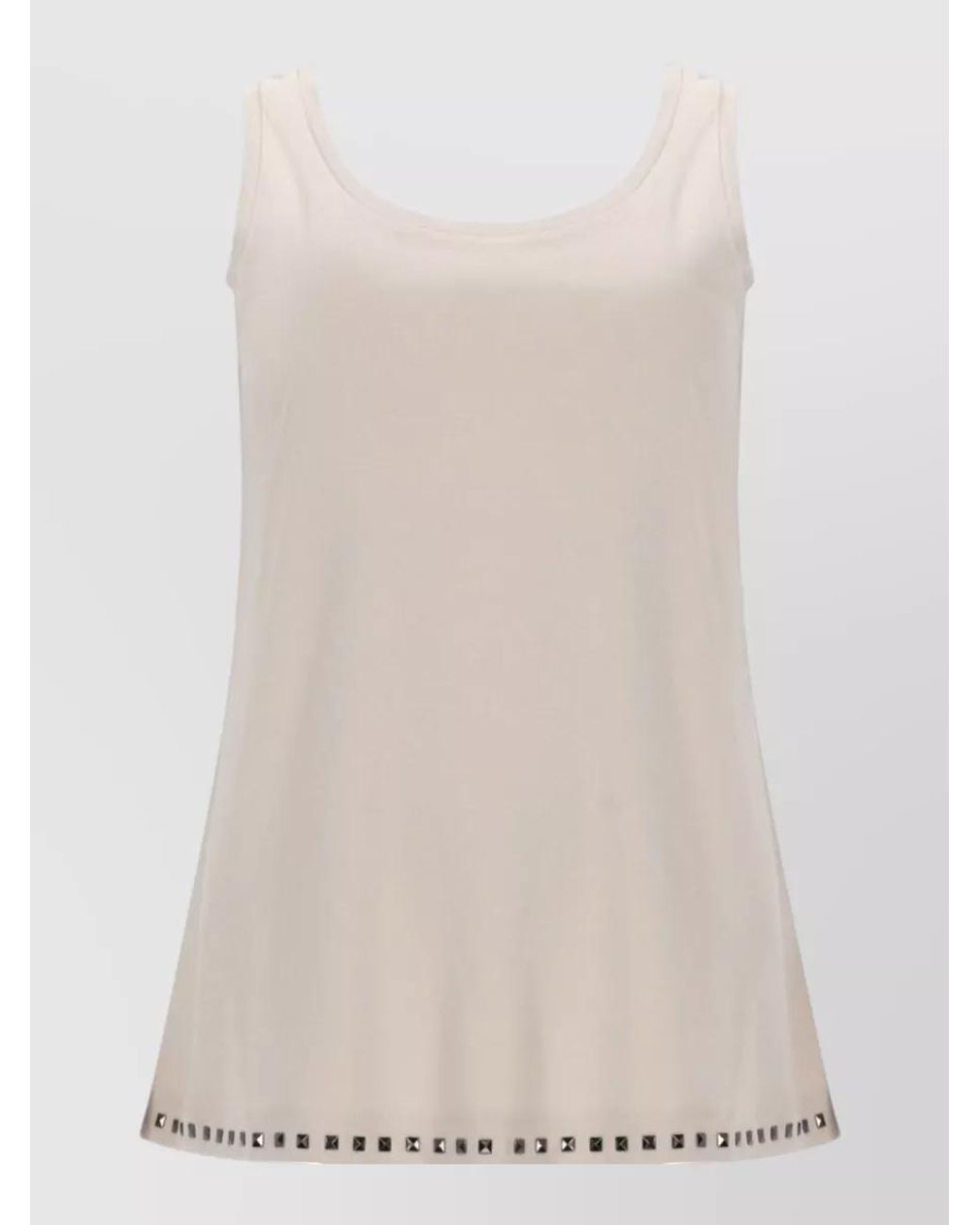 Max Mara Natural Sleeveless Top