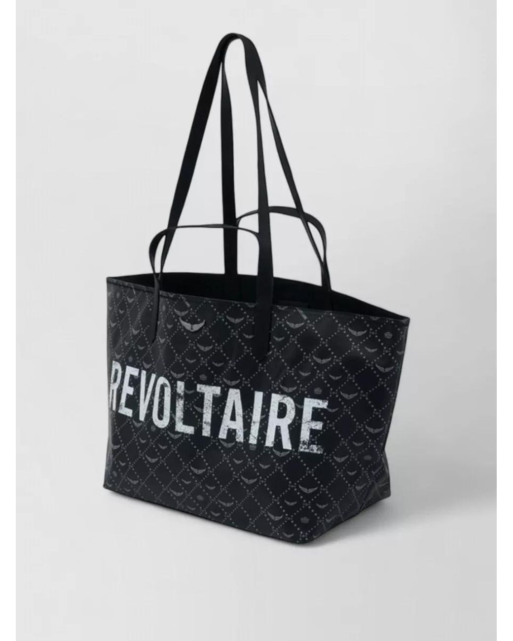 Zadig & Voltaire Black Z Shopper Synthetic Beach Bag