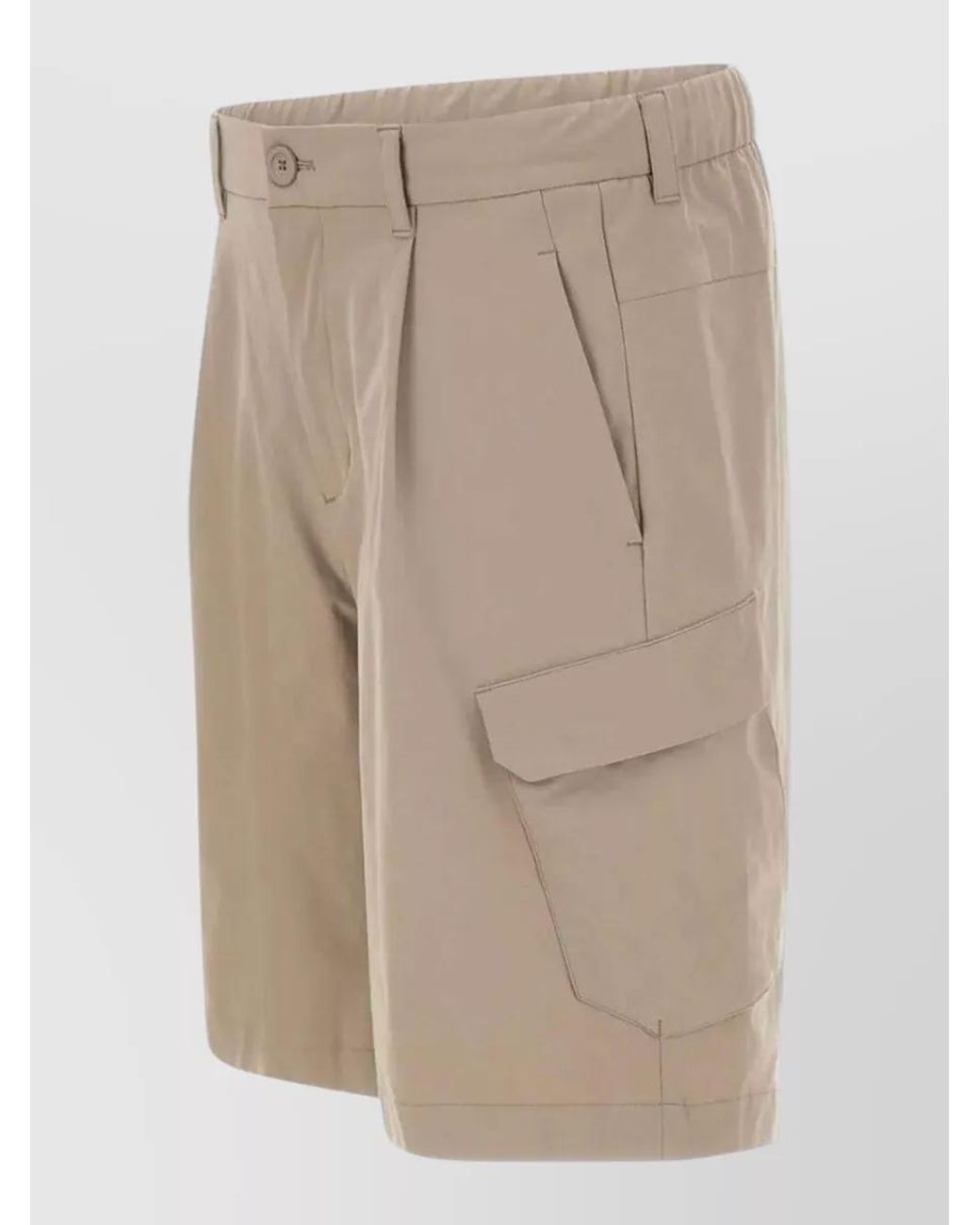 Herno Natural Cargo Bermuda Shorts for men