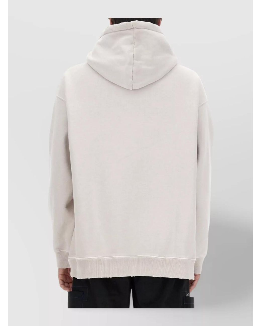 MSGM White Hoodie for men