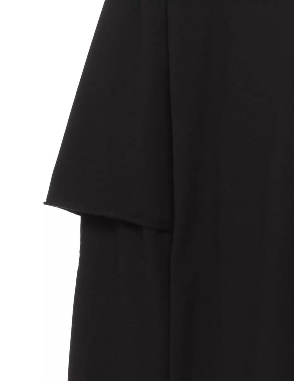 Rick Owens Black Cotton Layered Long-Sleeve T-Shirt for men