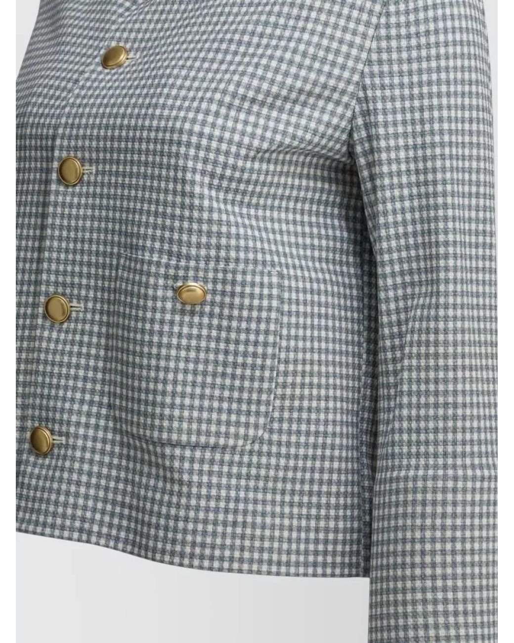 Circolo 1901 Blue Single Breasted Coat
