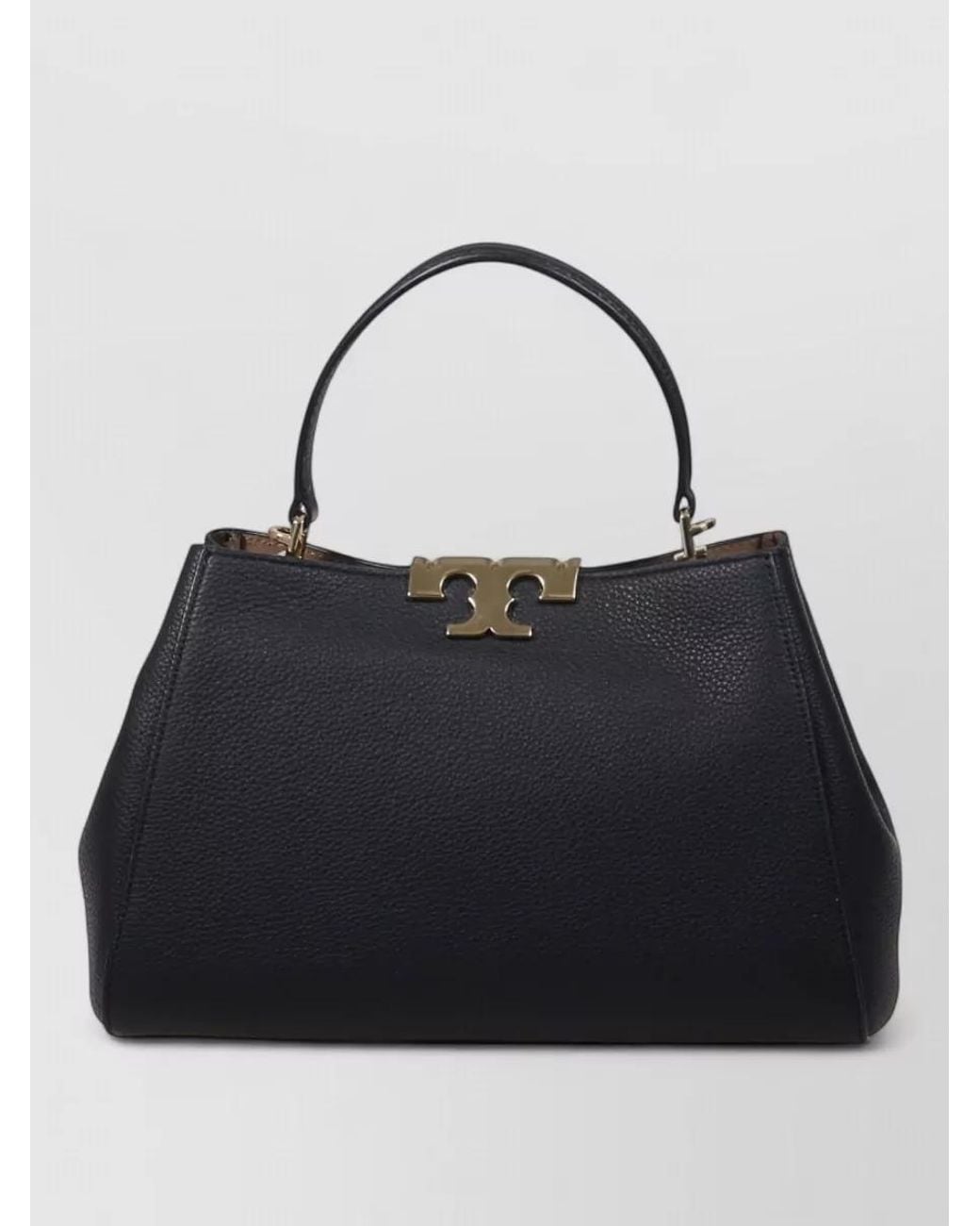 Tory Burch Black Eleanor Medium Leather Shoulder Bag