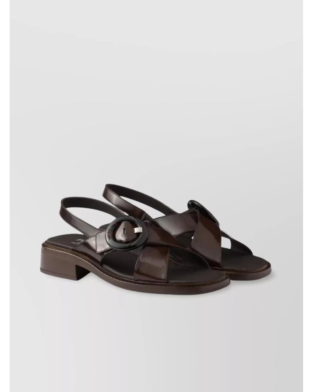 Prada Multicolor Leather Sandals