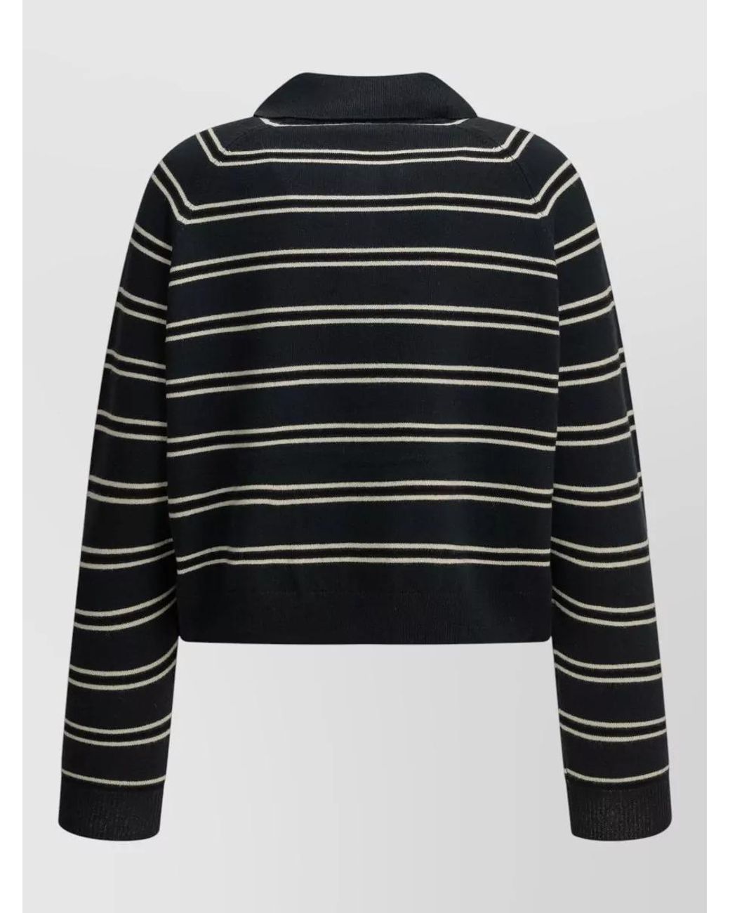 IVY & OAK Black Merino Wool Knit Sweater