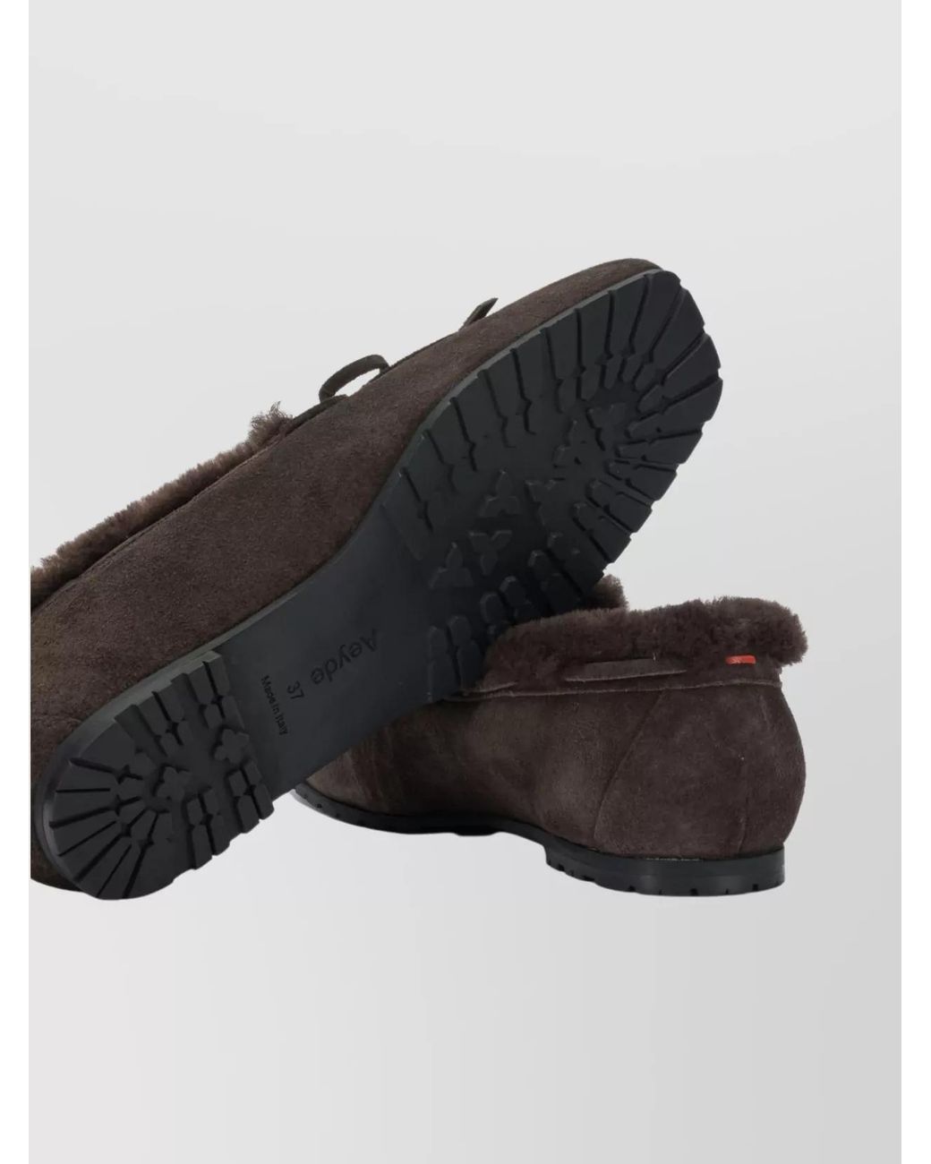 Aeyde Brown Leather Loafers